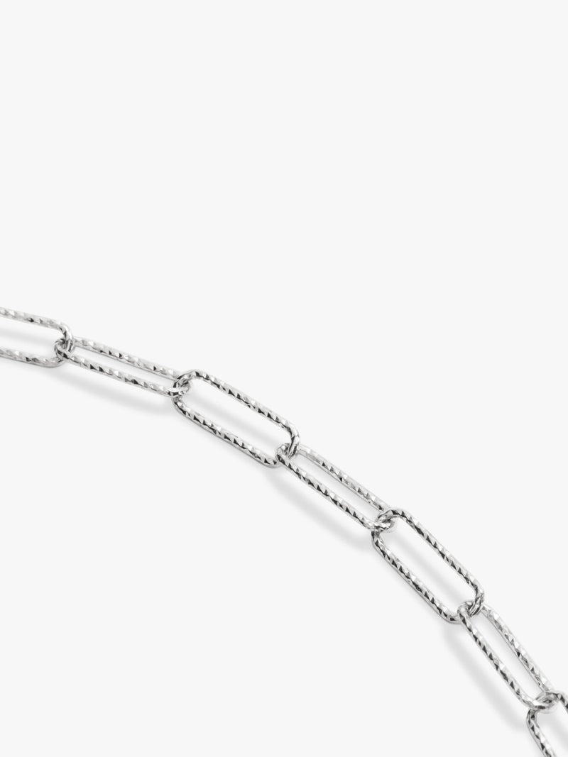 Monica Vinader Capture Alta textured chain necklace 48cm, imported from the UK
