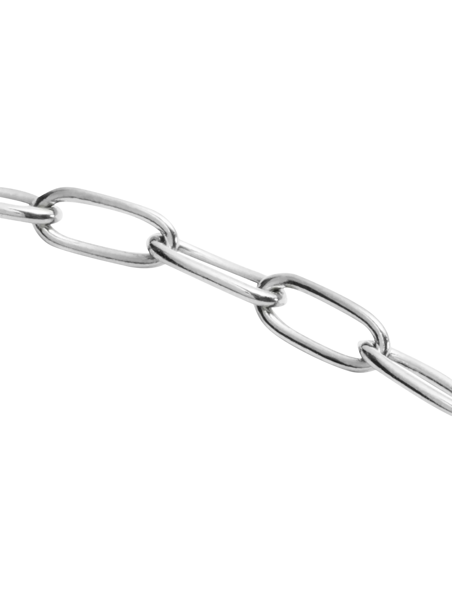 Monica Vinader silver chain necklace with charm clasp (British brand)