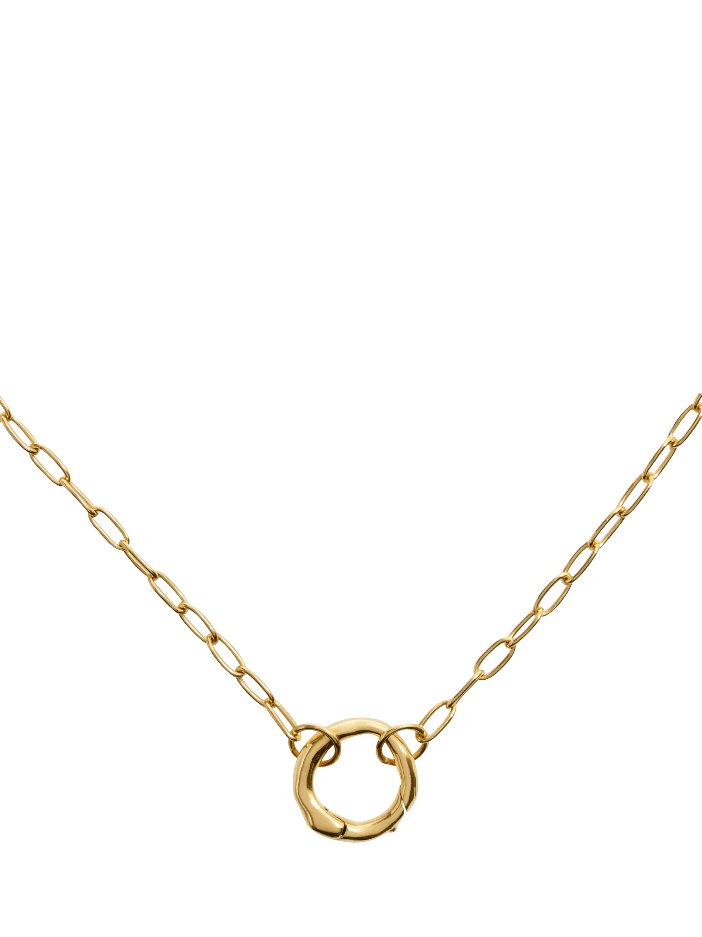 Monica Vinader oval link chain necklace 48cm, UK version