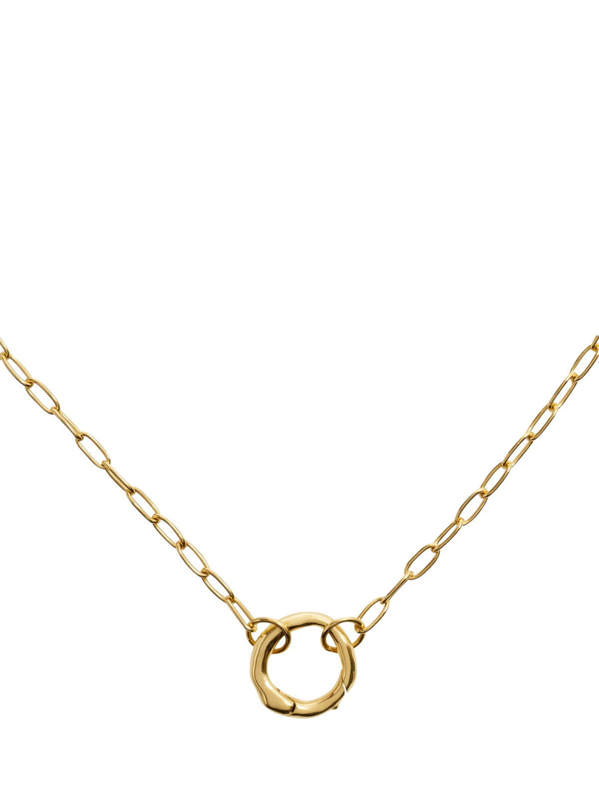Monica Vinader oval link chain necklace 48cm, UK version