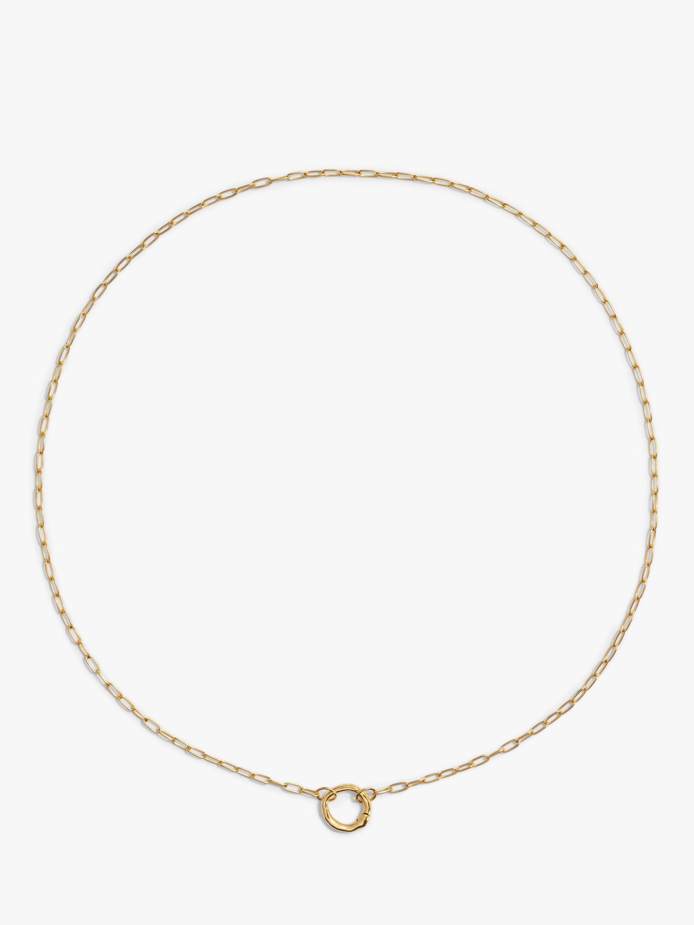 Monica Vinader oval link chain necklace 48cm, UK version