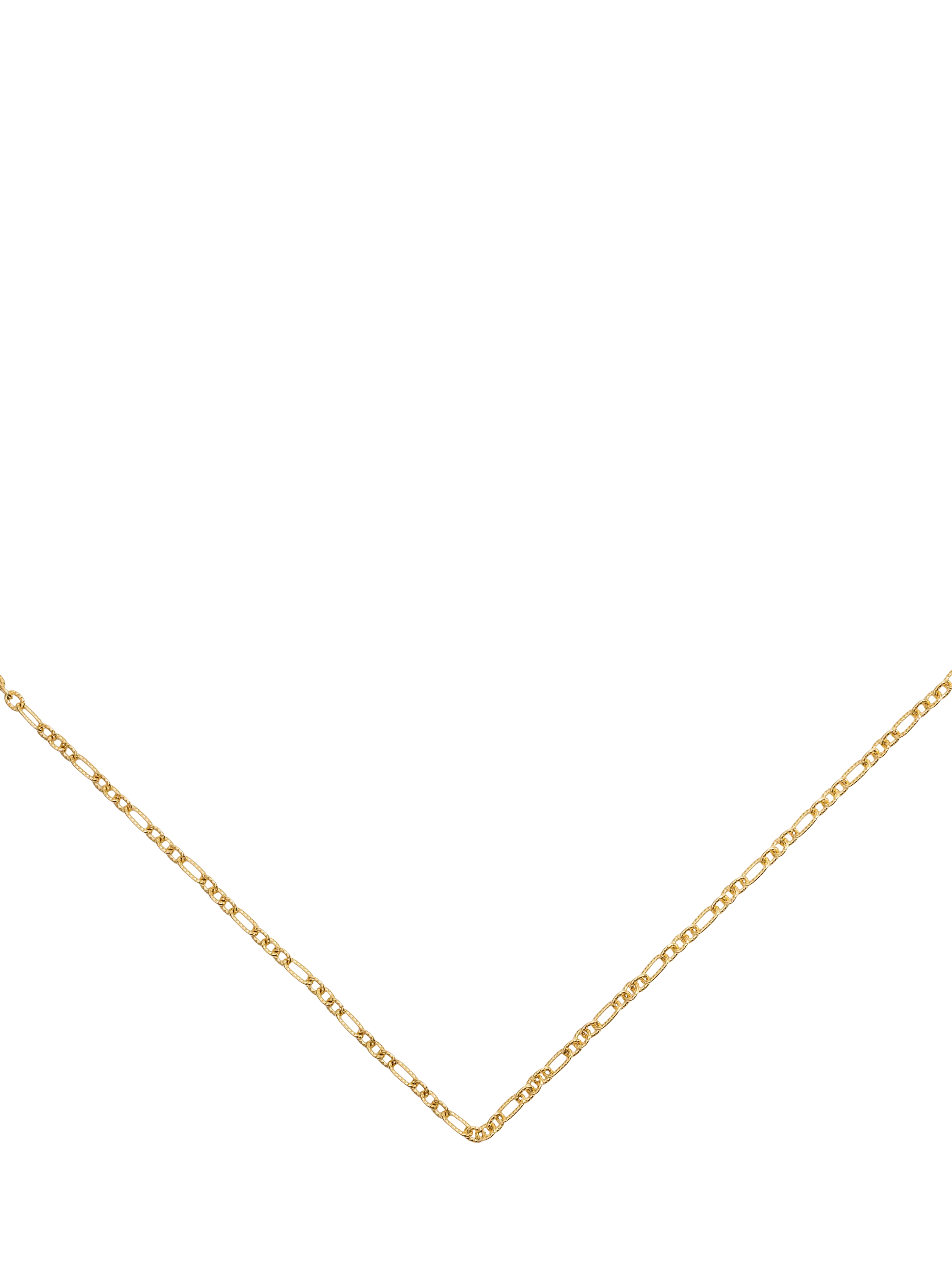 Monica Vinader textured link chain gold necklace 16 inch - British product
