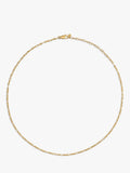 Monica Vinader textured link chain gold necklace 16 inch - British product