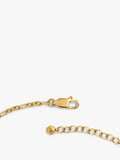 Monica Vinader textured link chain gold necklace 16 inch - British product