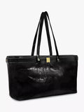 Apatchy London Esme leather handbag black, imported from the UK