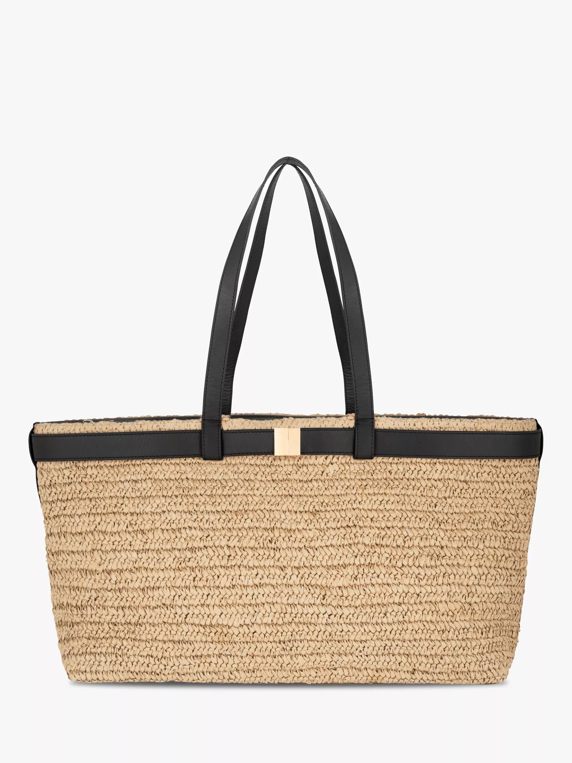 Apatchy London Esme straw handbag tote, imported from the UK