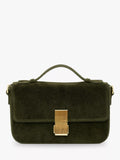Apatchy London Flora suede top handle bag (British brand)