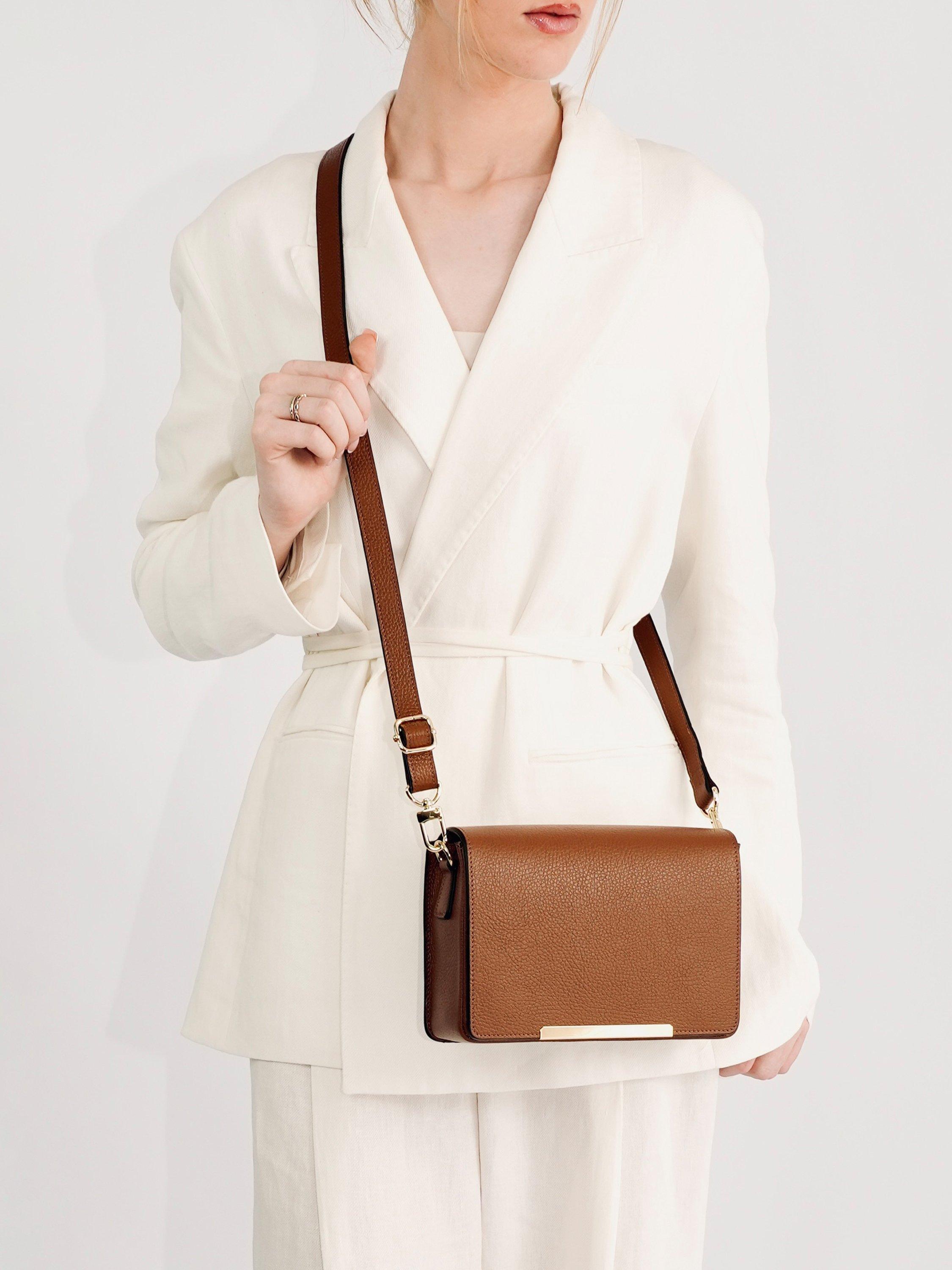 Apatchy London Newbury leather cross body bag (British brand)