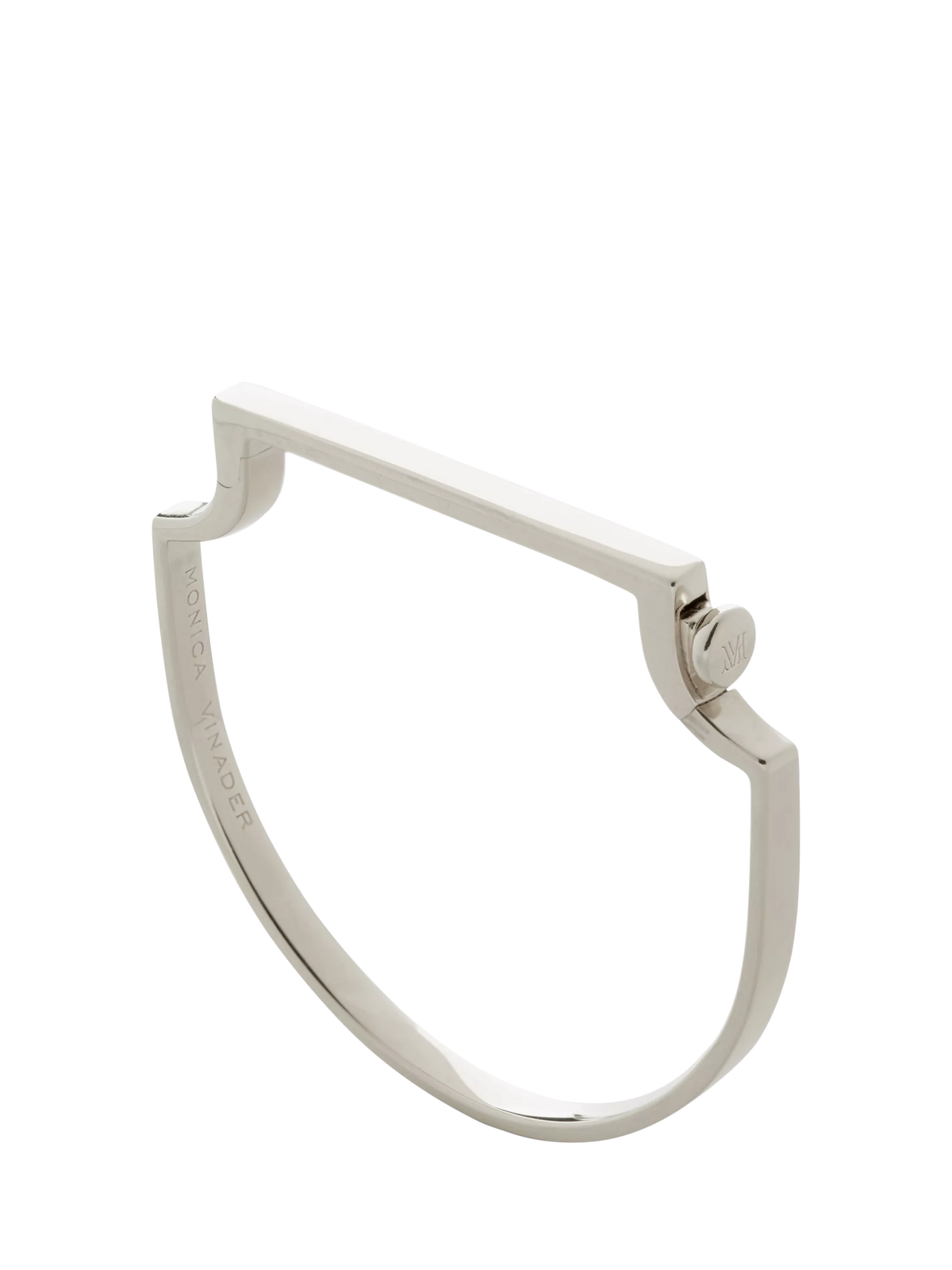 Monica Vinader Signature bangle sterling silver, UK version