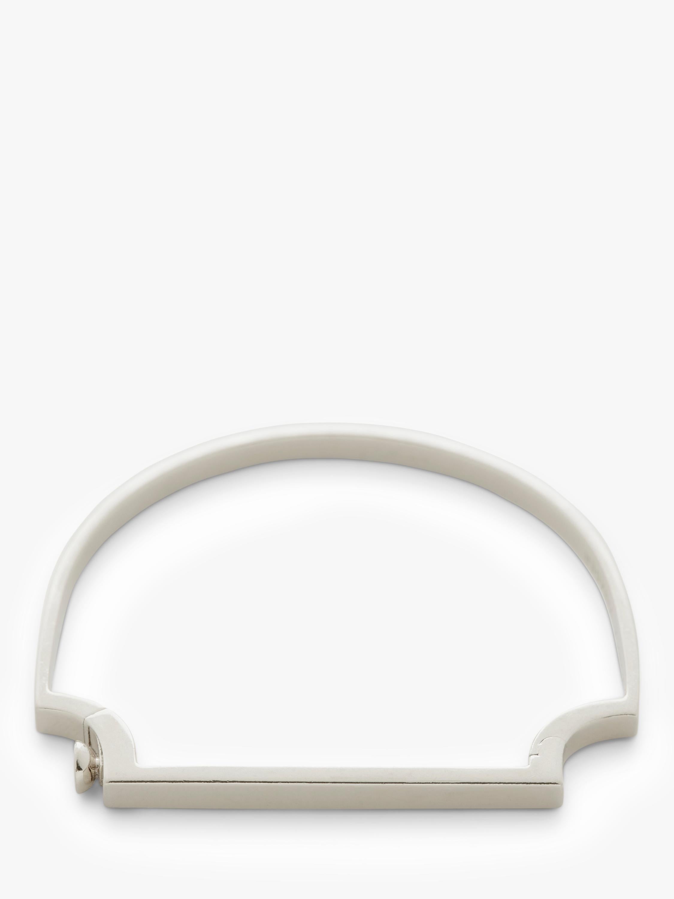Monica Vinader Signature bangle sterling silver, UK version