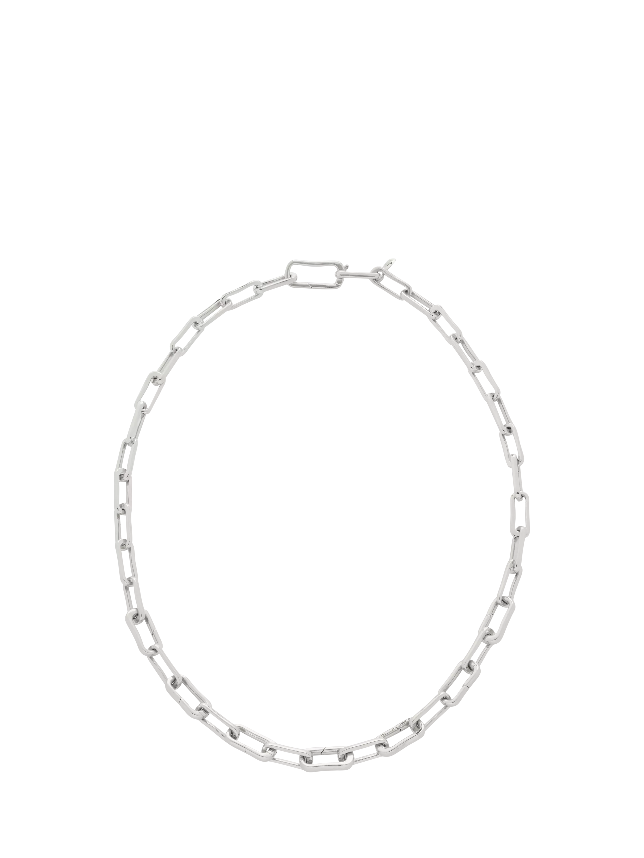 Monica Vinader Sterling Silver Link Chain Necklace