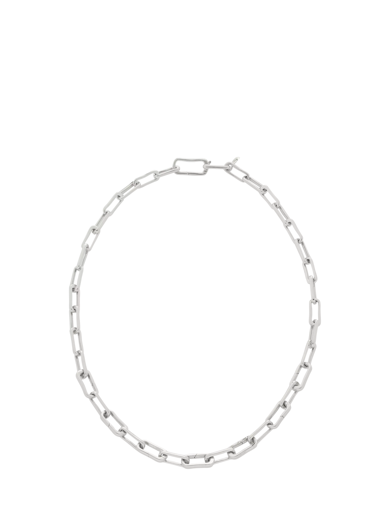 Monica Vinader Sterling Silver Link Chain Necklace