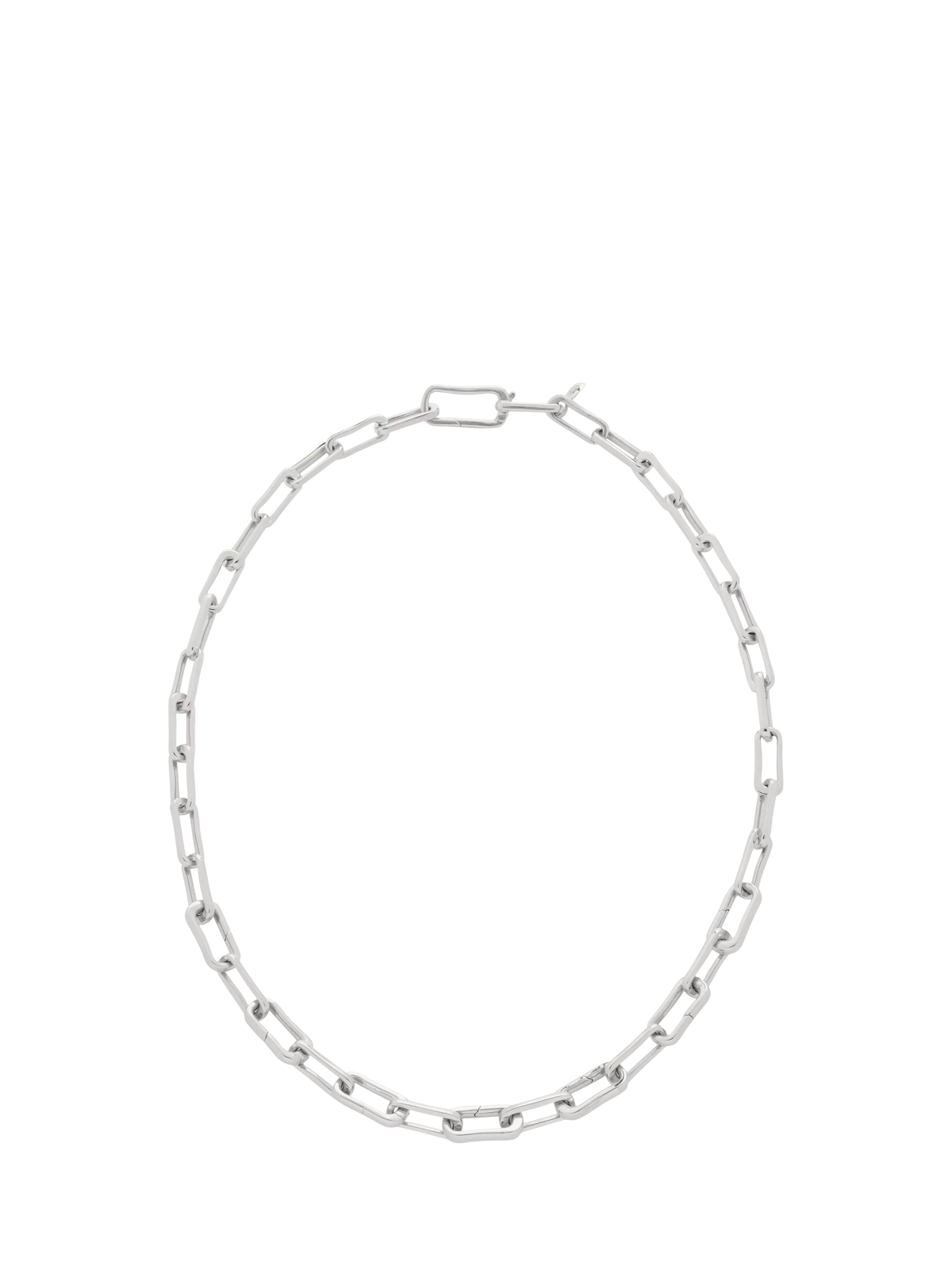 Monica Vinader Sterling Silver Link Chain Necklace