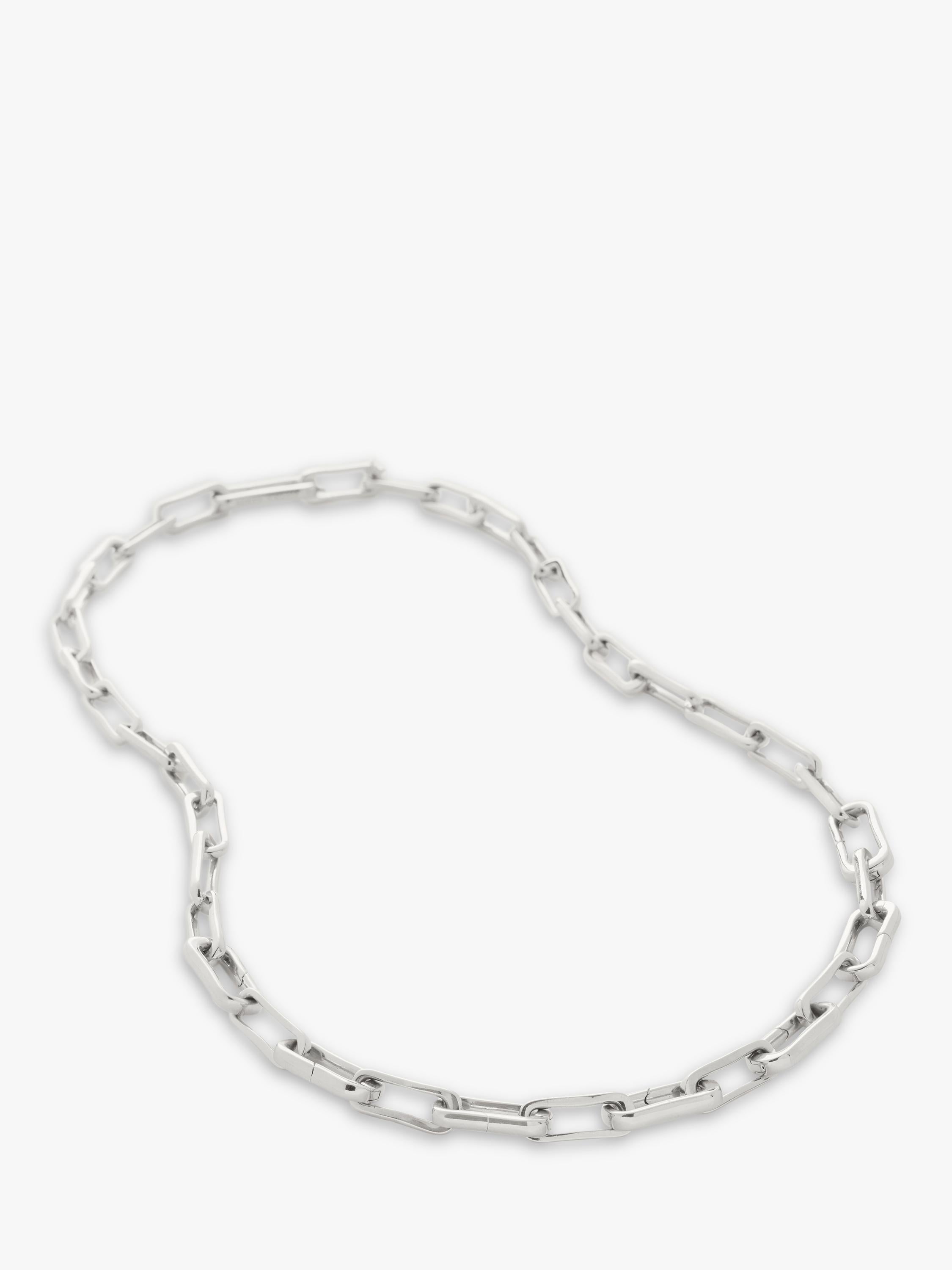 Monica Vinader sterling silver link chain necklace size 46.9cm (British brand)