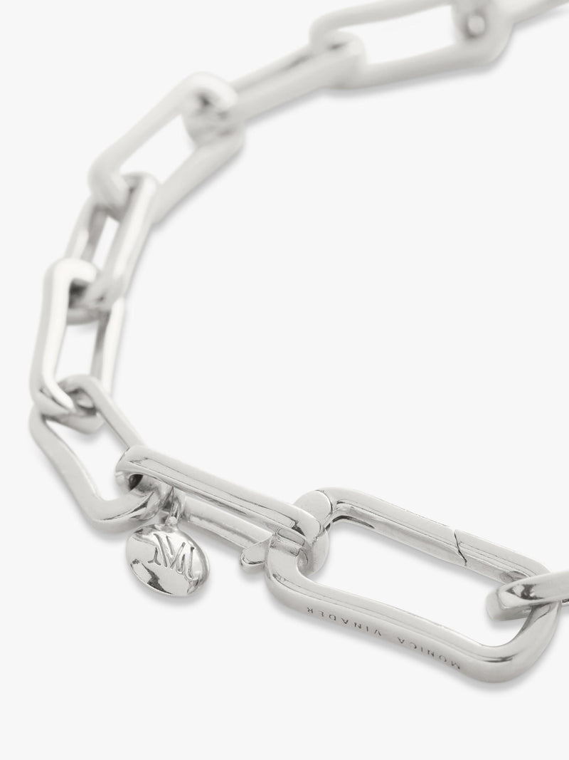 Monica Vinader sterling silver link chain necklace size 46.9cm (British brand)