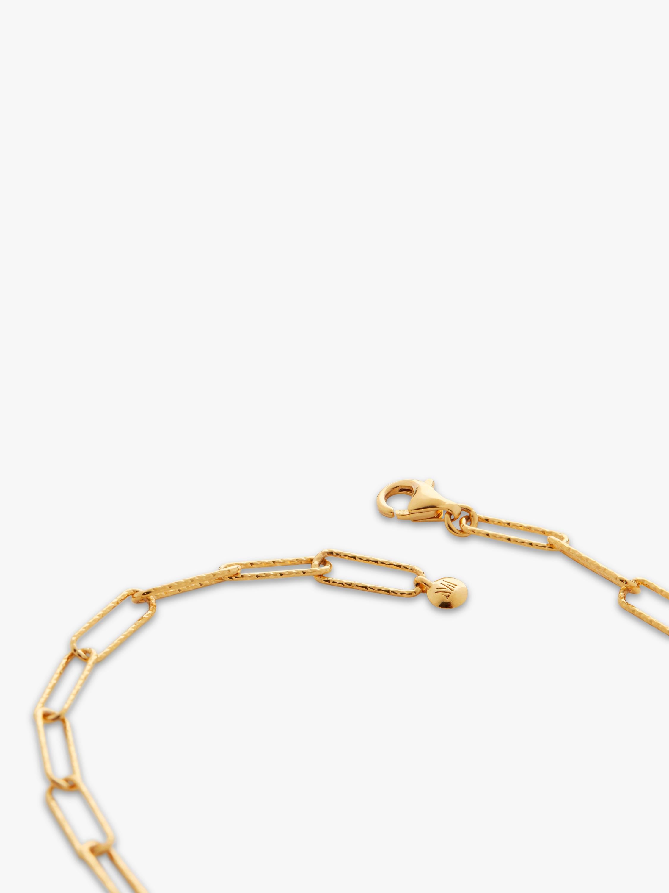 Monica Vinader Alta Textured Chain Necklace Gold 61cm - British product