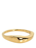 Monica Vinader Antica Gold Plated Sterling Silver Stacking Ring