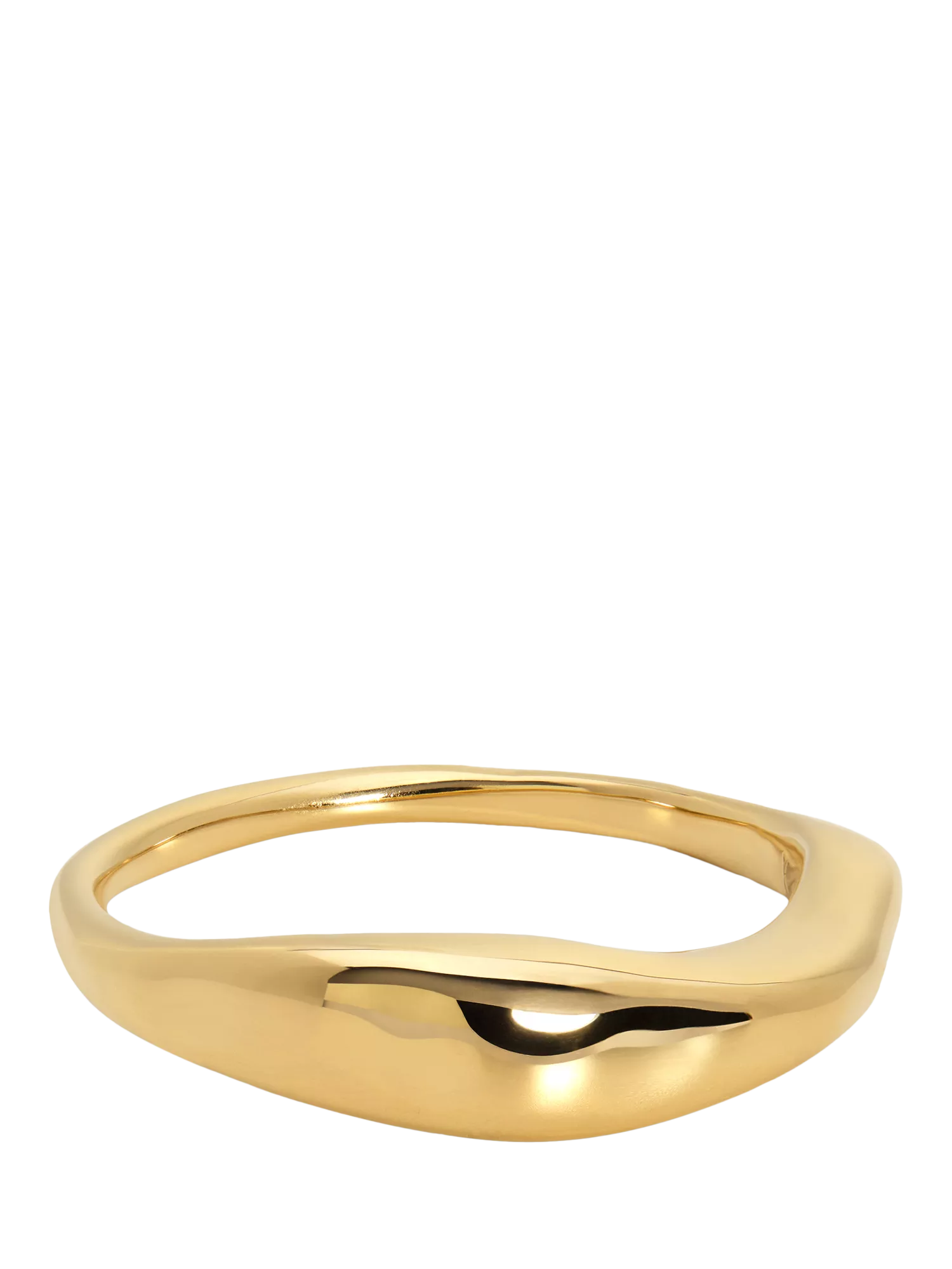 Monica Vinader Antica Gold Plated Sterling Silver Stacking Ring