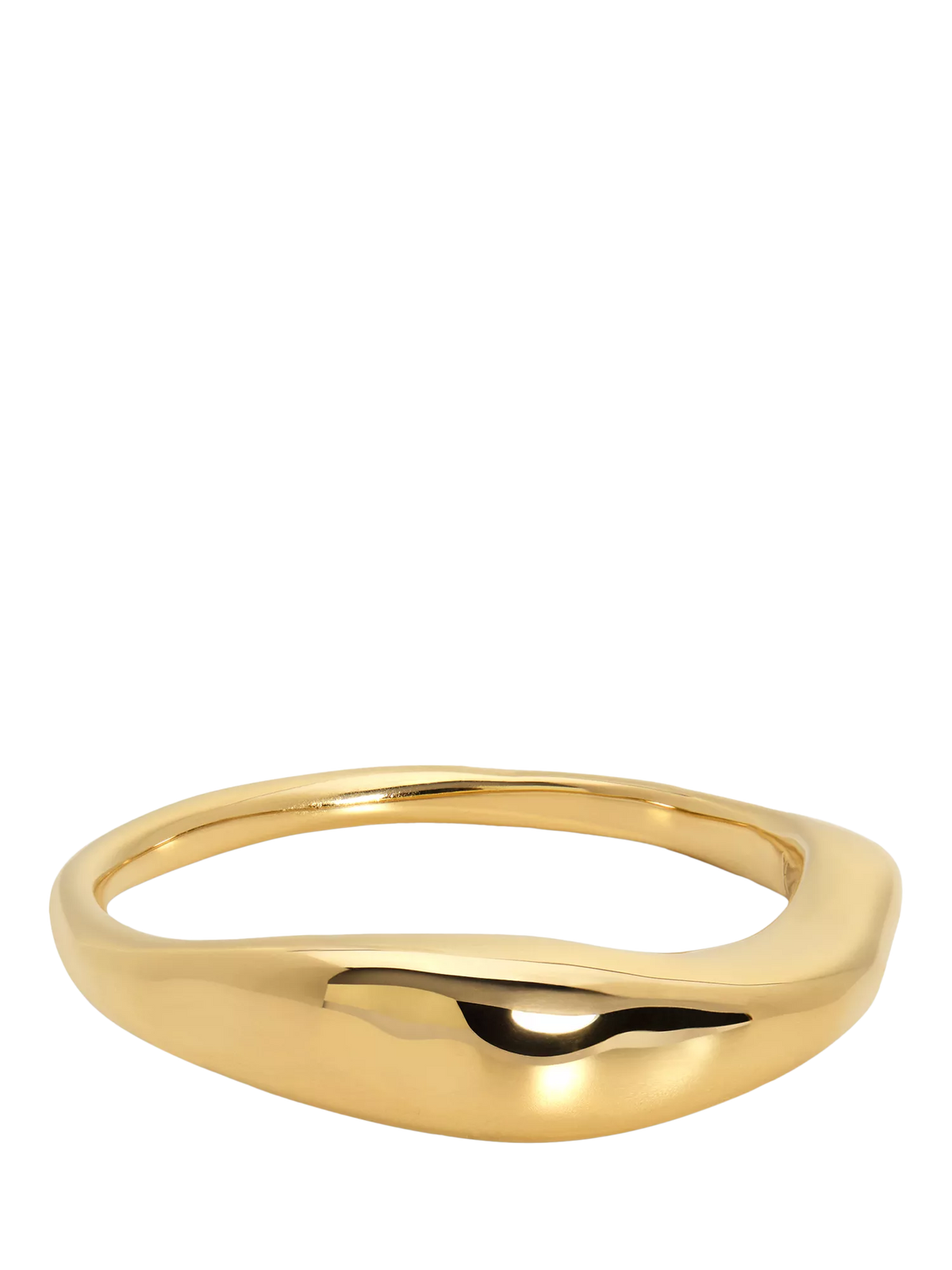 Monica Vinader Antica Gold Plated Sterling Silver Stacking Ring