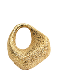Monica Vinader gold textured pendant charm (British brand)