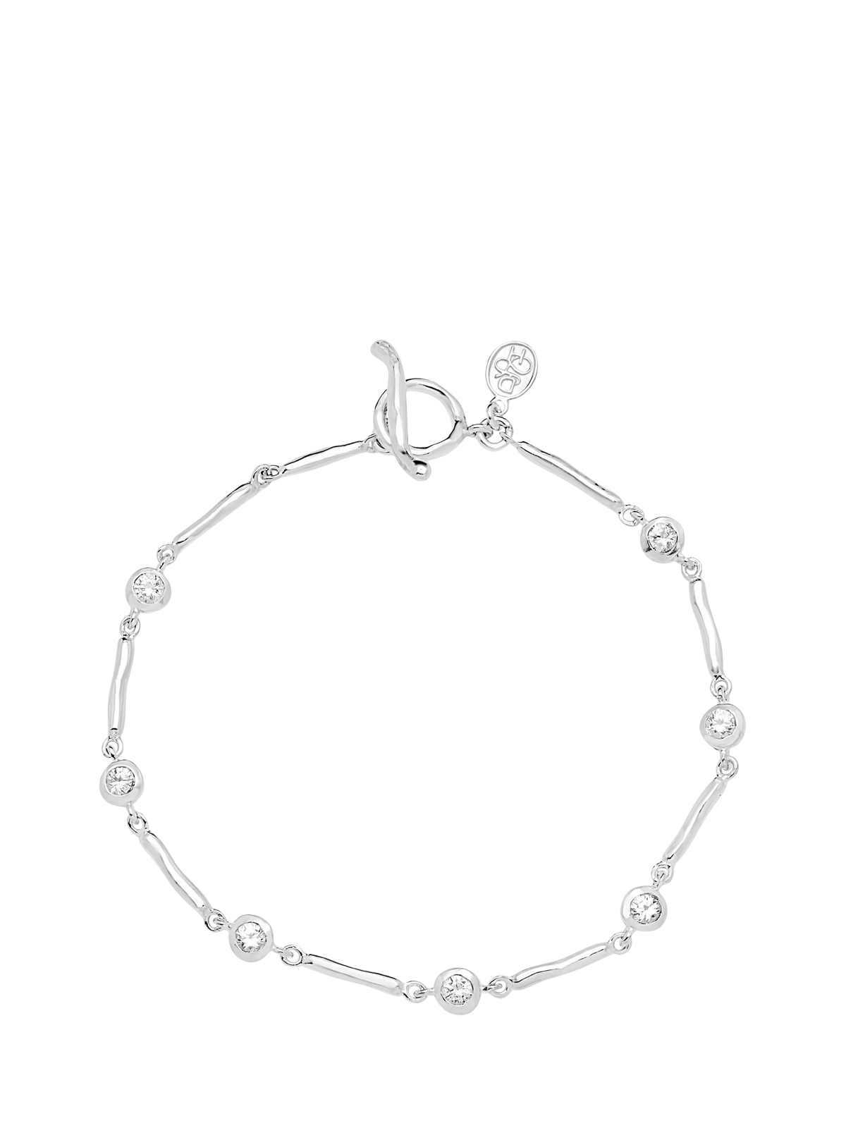 Dower & Hall Dewdrop sterling silver bracelet 18.5cm, imported from the UK