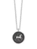 Dower & Hall Fire Horse Pendant Necklace, Silver