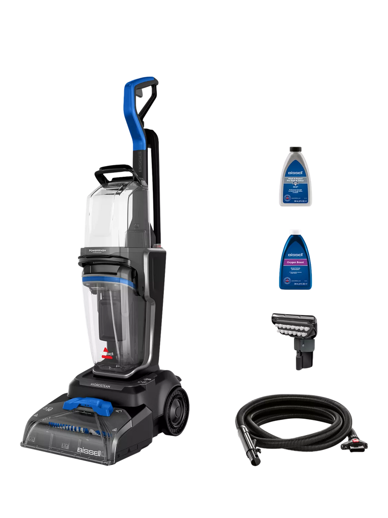 BISSELL PowerWash HydroSteam carpet cleaner (British brand)