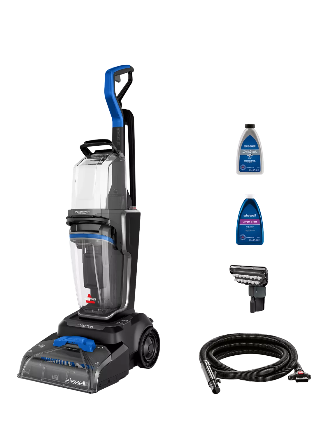 BISSELL PowerWash HydroSteam carpet cleaner (British brand)