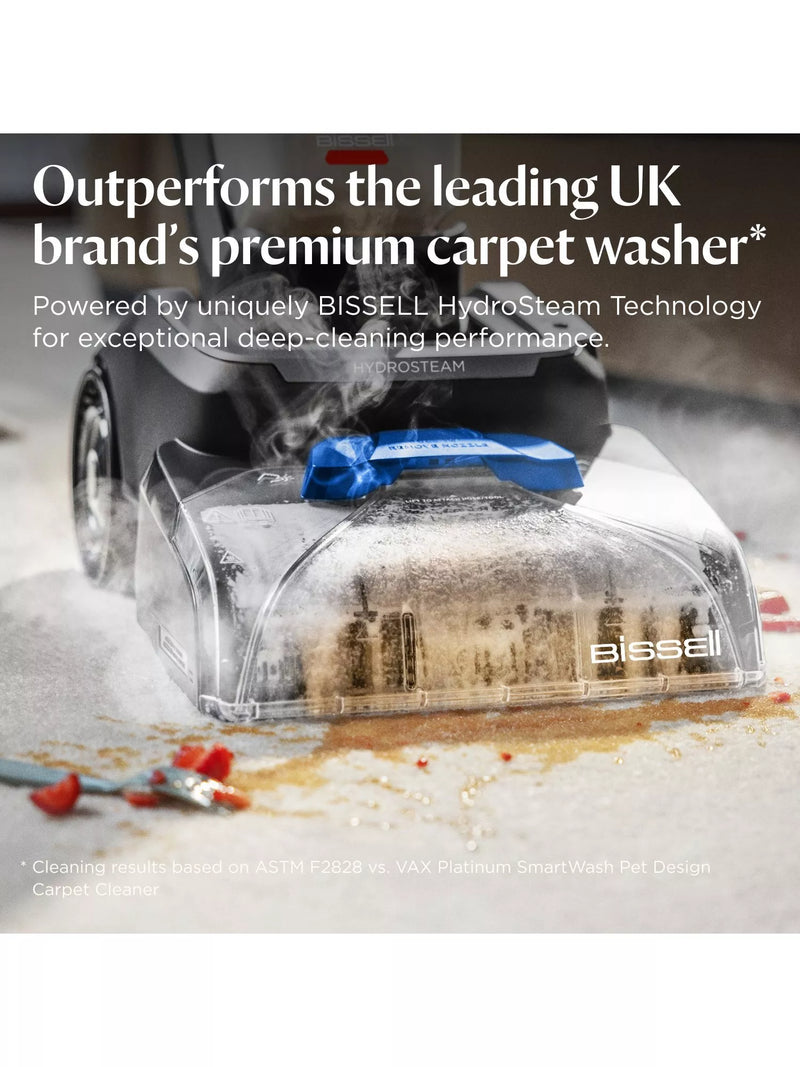 BISSELL PowerWash HydroSteam carpet cleaner (British brand)