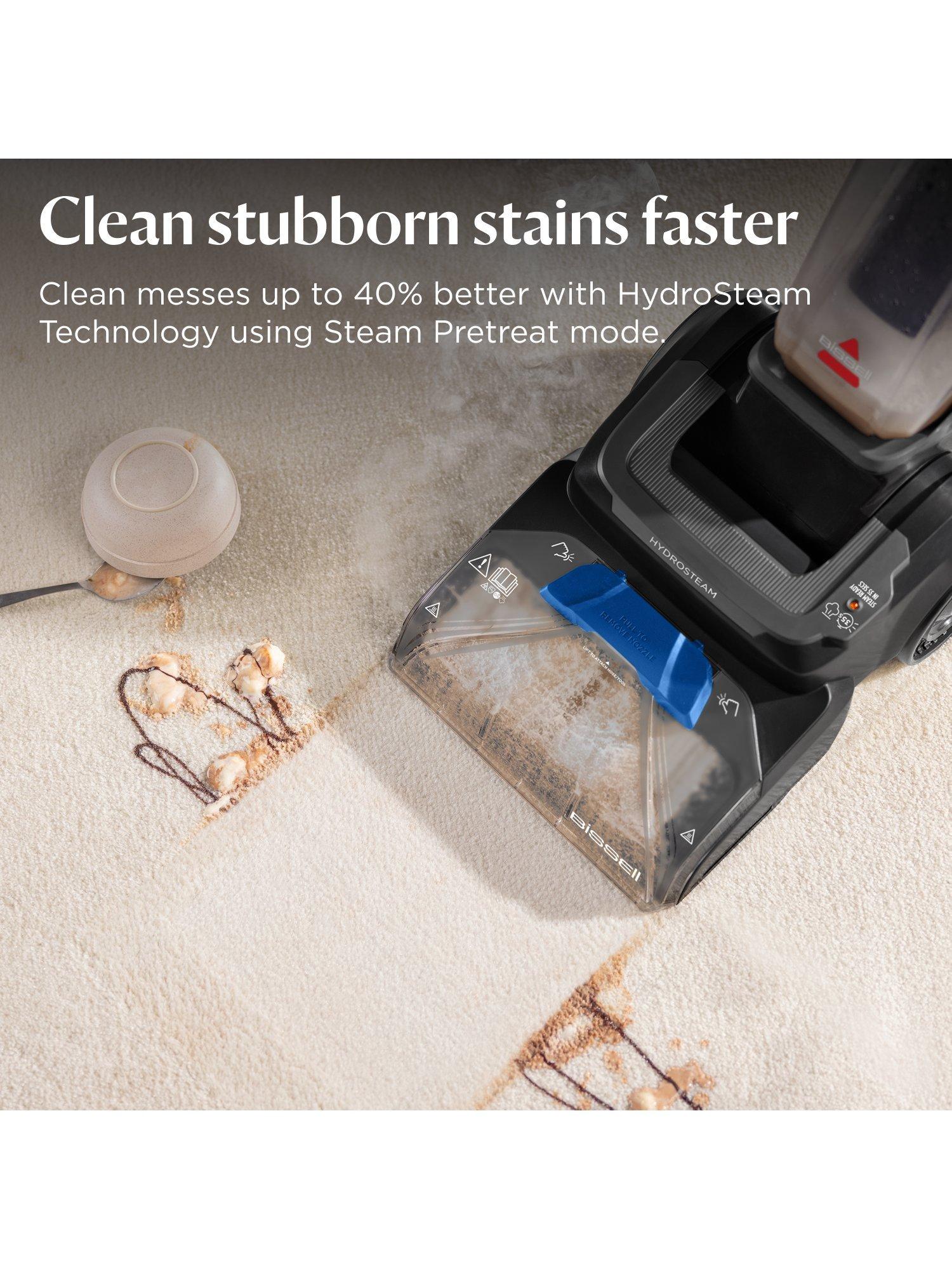 BISSELL PowerWash HydroSteam carpet cleaner (British brand)