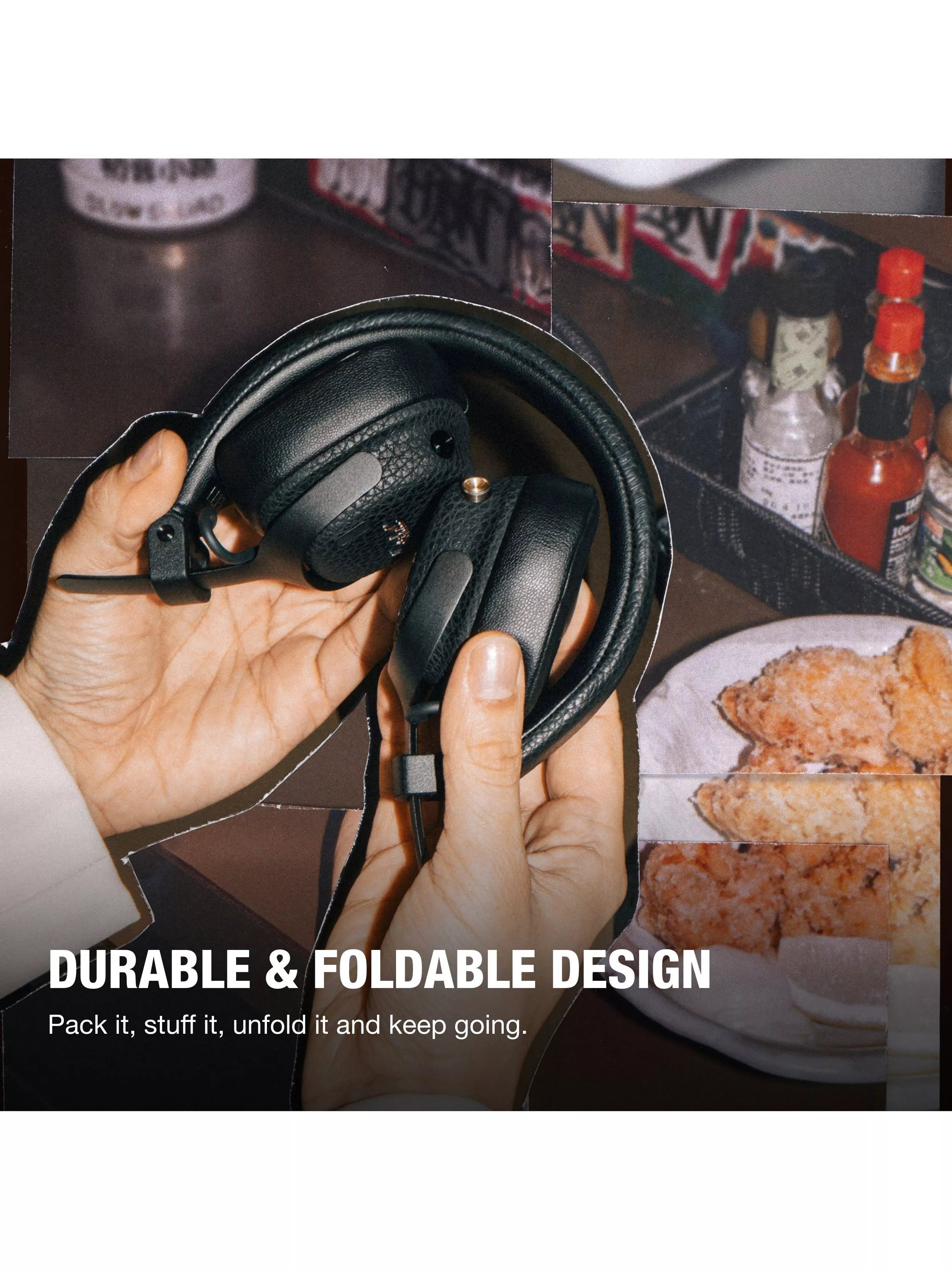 Marshall Milton ANC on-ear wireless headphones Black, UK version