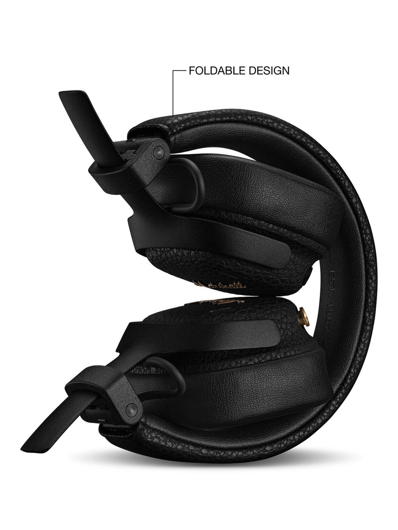 Marshall Milton ANC on-ear wireless headphones Black, UK version