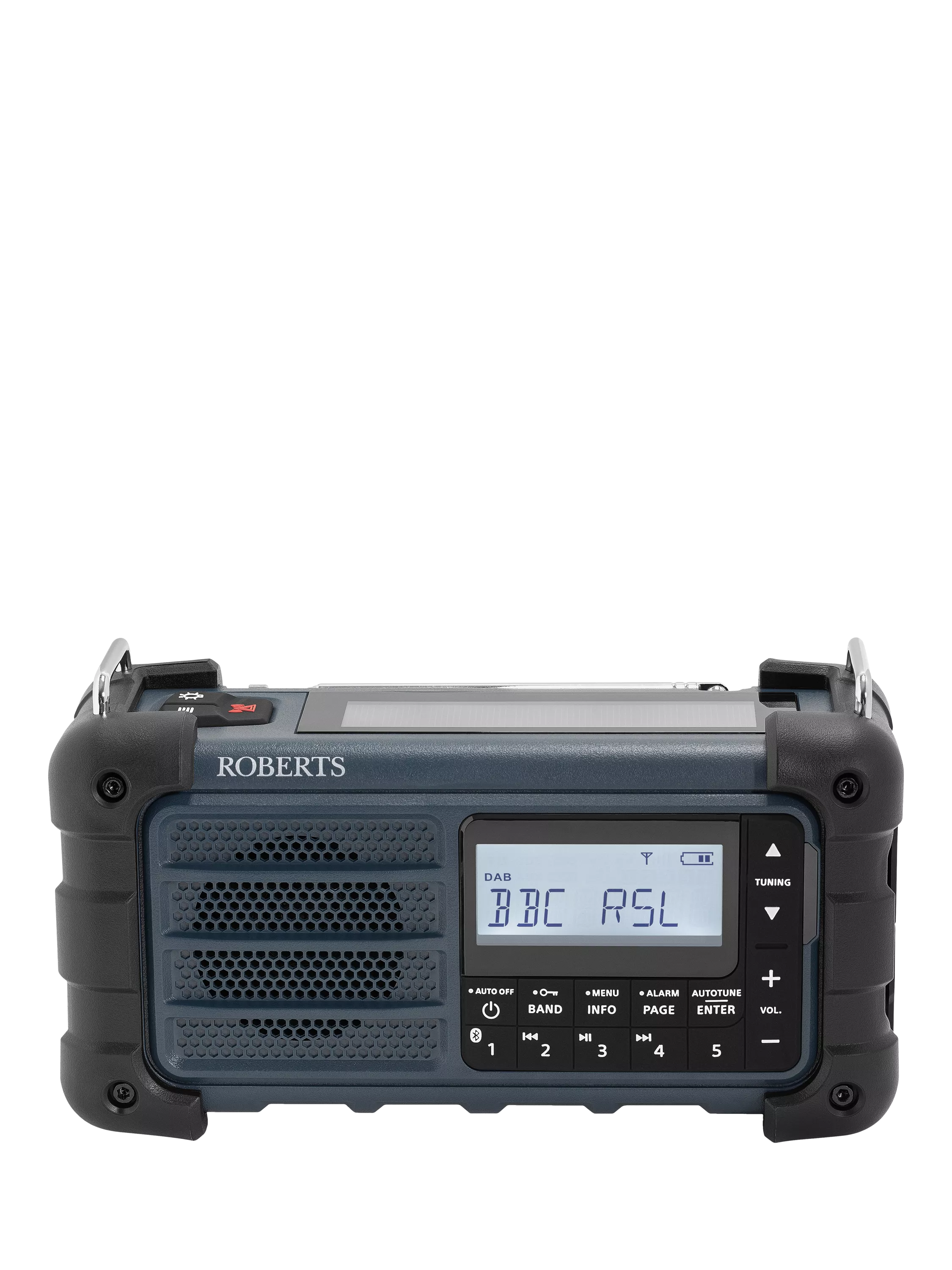 Roberts SolarDAB 99 DAB+/FM Bluetooth solar radio (British brand)