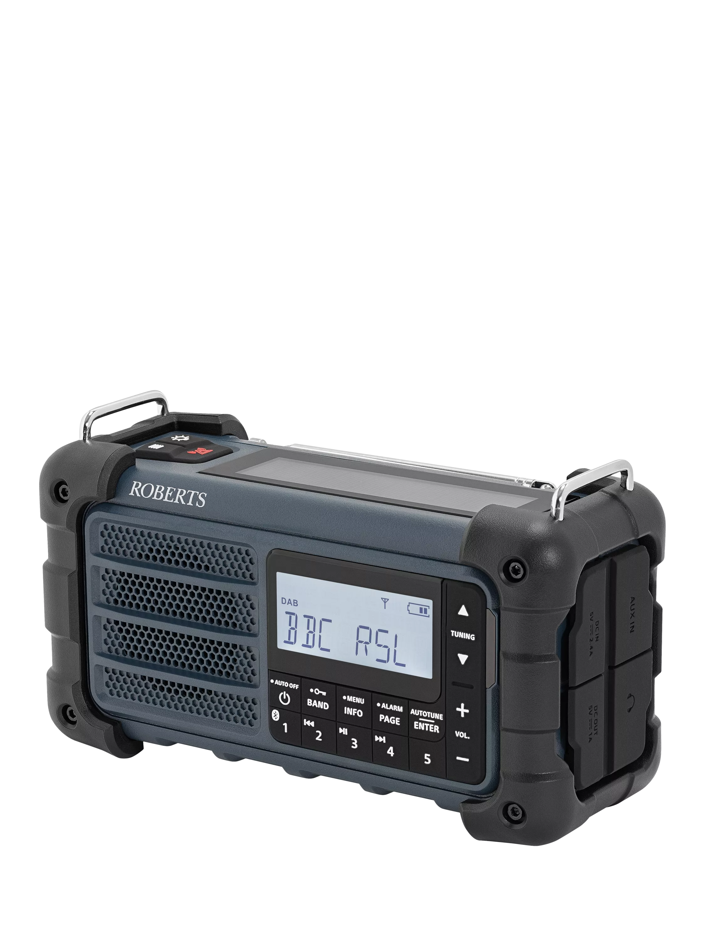 Roberts SolarDAB 99 DAB+/FM Bluetooth solar radio (British brand)