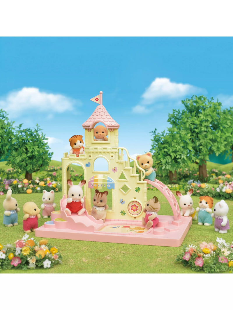 Sylvanian Families baby castle nursery gift set, imported from the UK