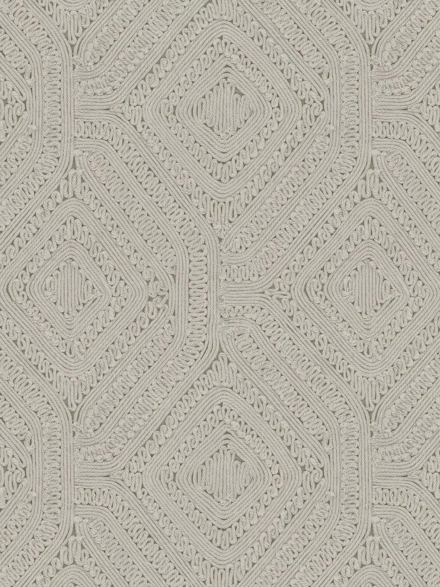 Abigail Ahern Artisan Weave wallpaper cream - British product