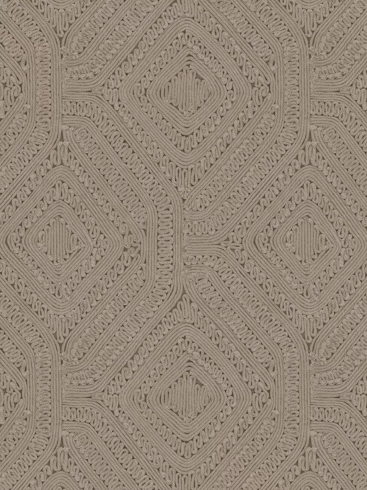 Abigail Ahern Artisan Weave Wallpaper Fawn, imported from the UK