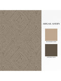 Abigail Ahern Artisan Weave Wallpaper Fawn, imported from the UK