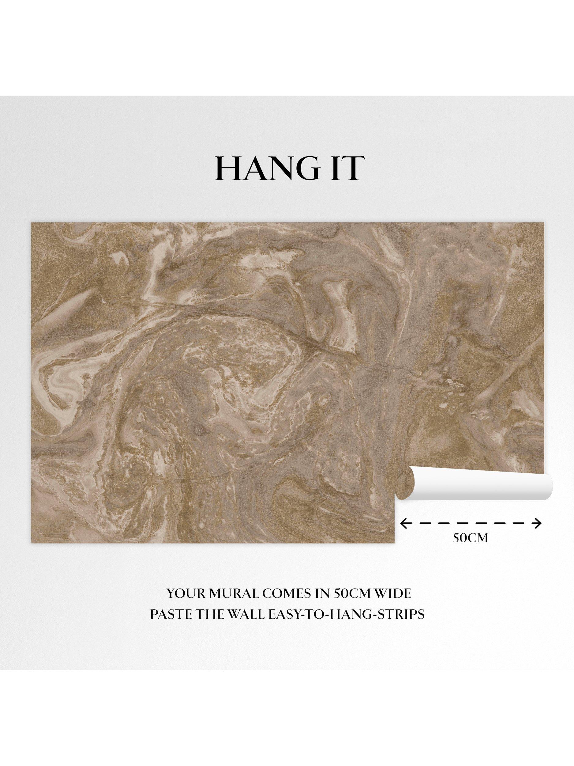 Abigail Ahern Ethereal Marble wallpaper mural (British brand)
