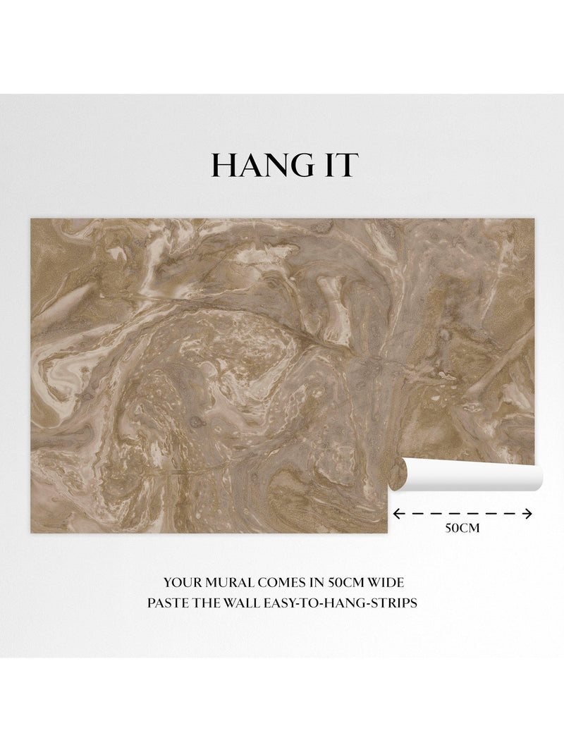 Abigail Ahern Ethereal Marble wallpaper mural (British brand)