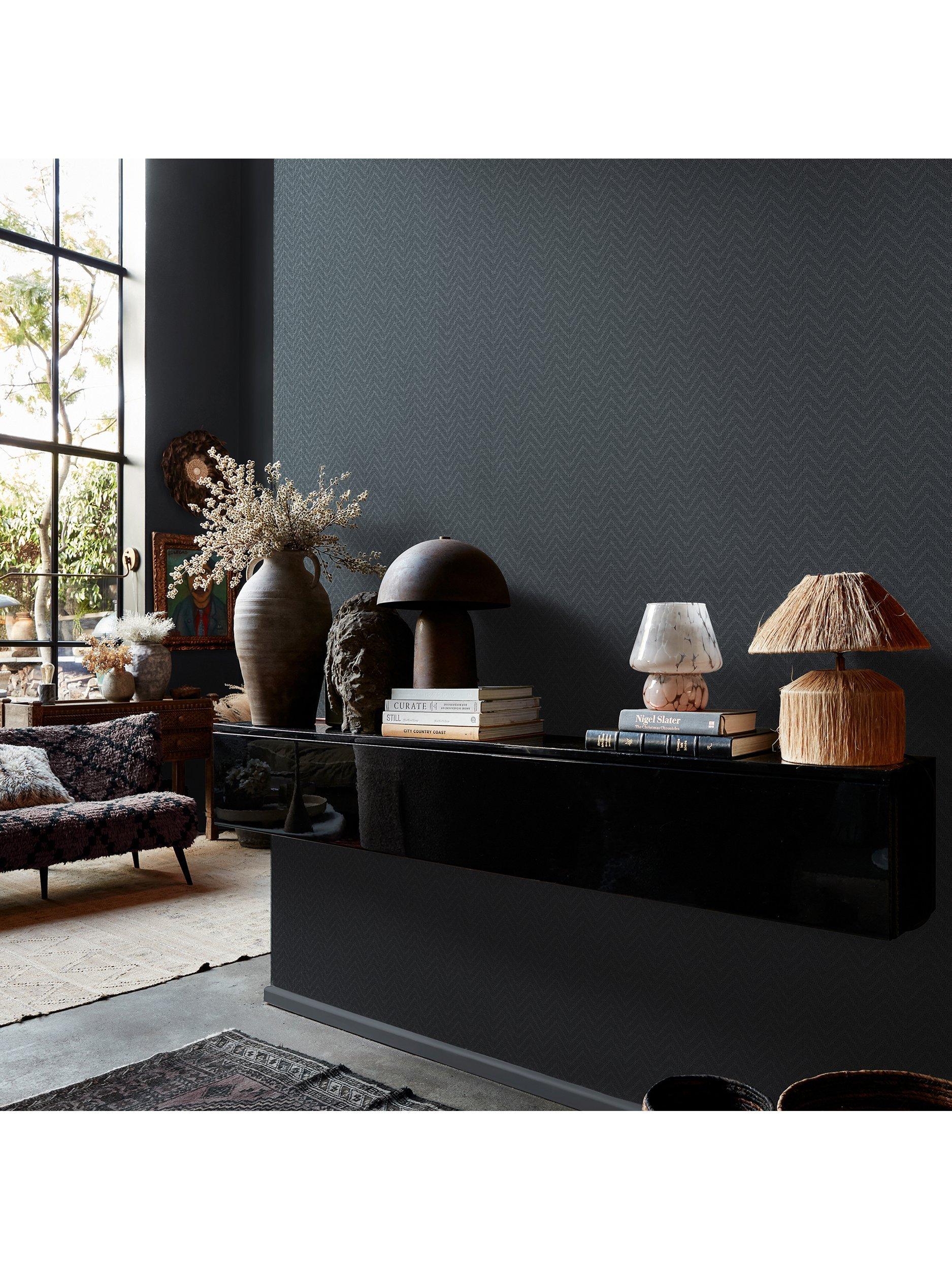 Abigail Ahern herringbone weave wallpaper 7x7x52cm (British brand)