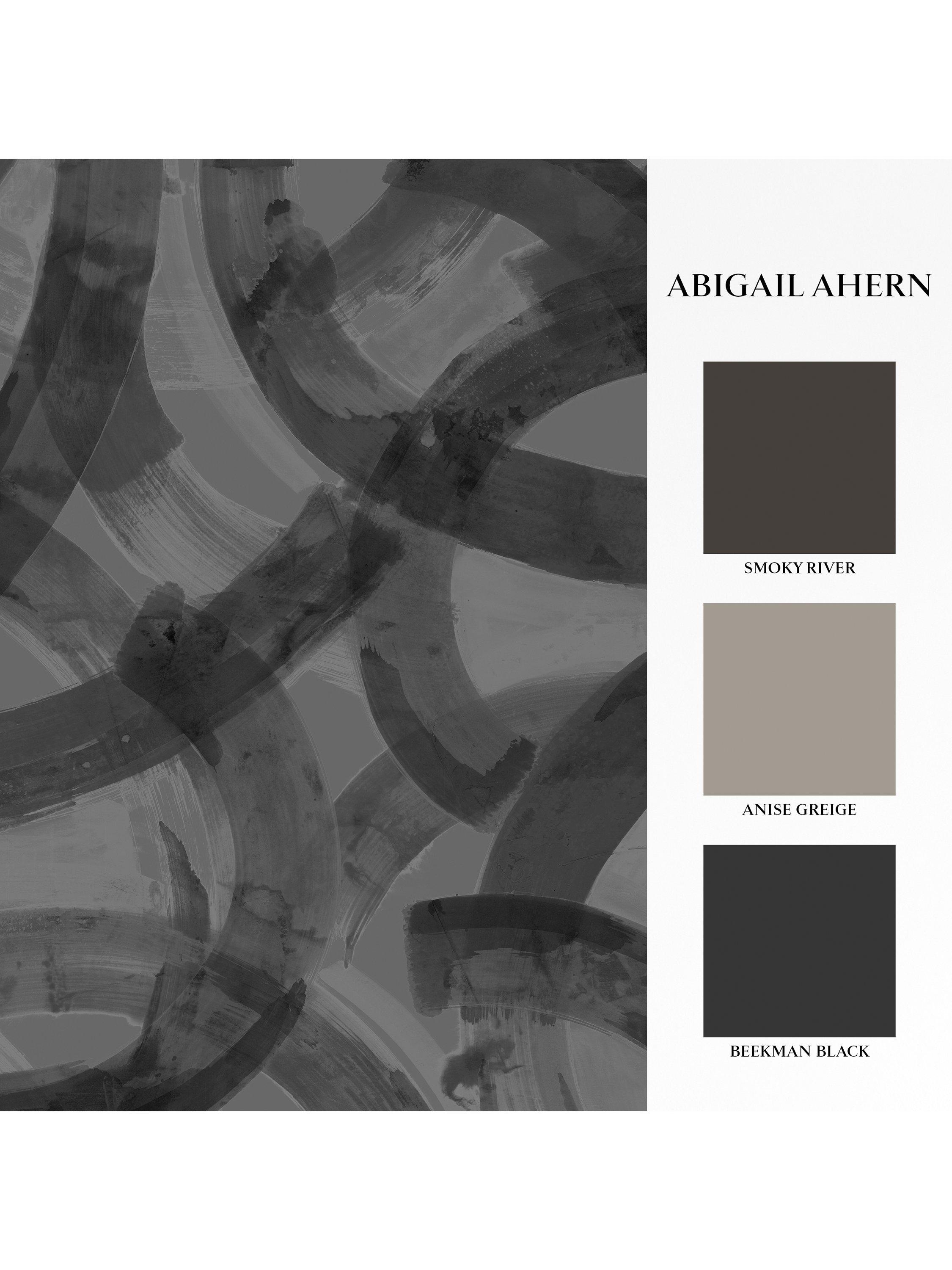 Abigail Ahern Nomad geometric mural wallpaper (British brand)
