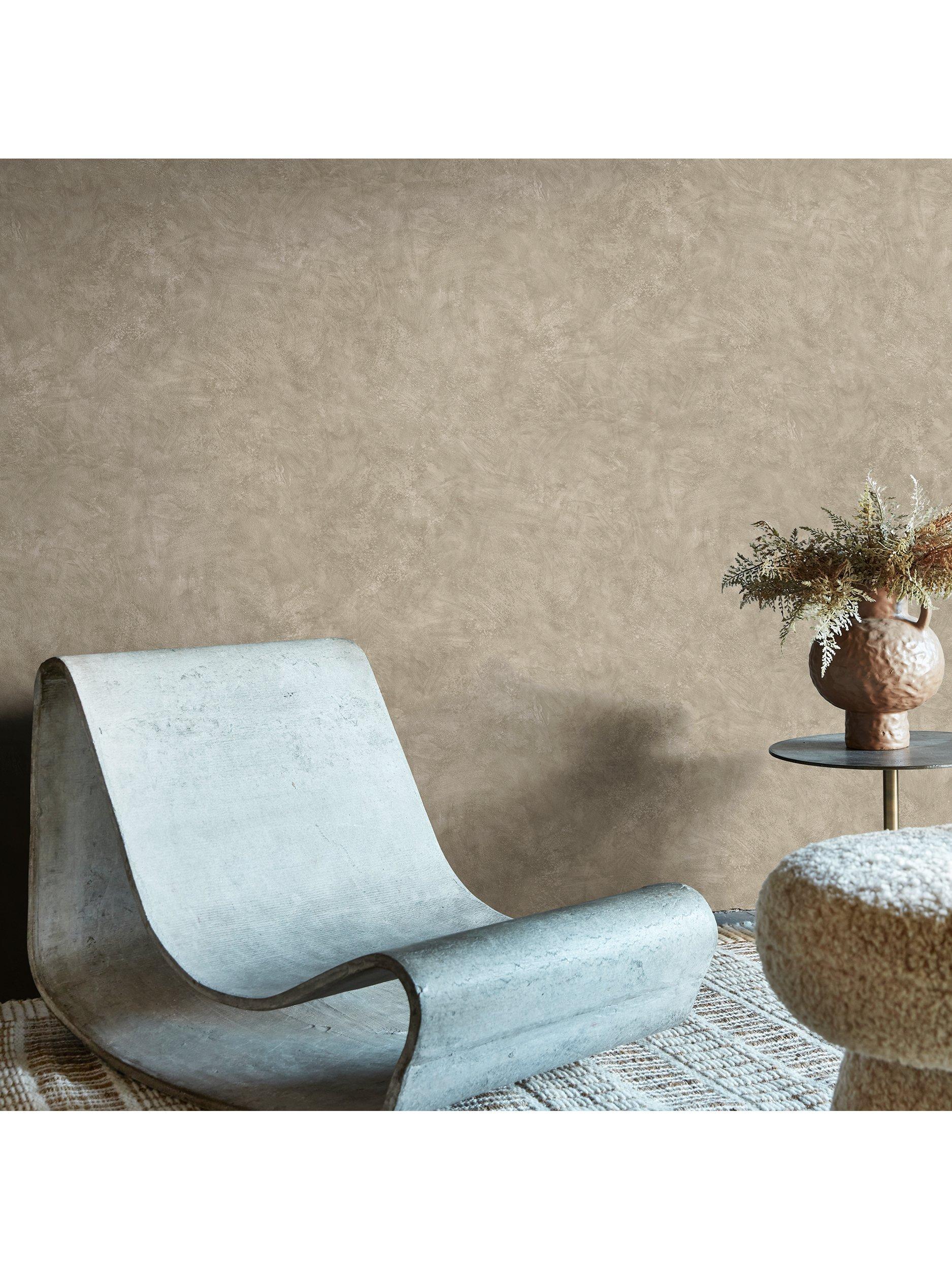 Abigail Ahern Urbanite Tadelakt wallpaper roll, imported from the UK