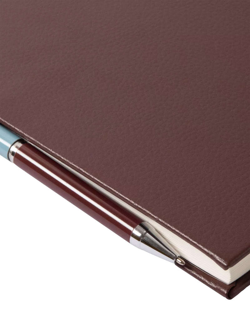 Caroline Gardner notebook and pen set wine, imported from the UK