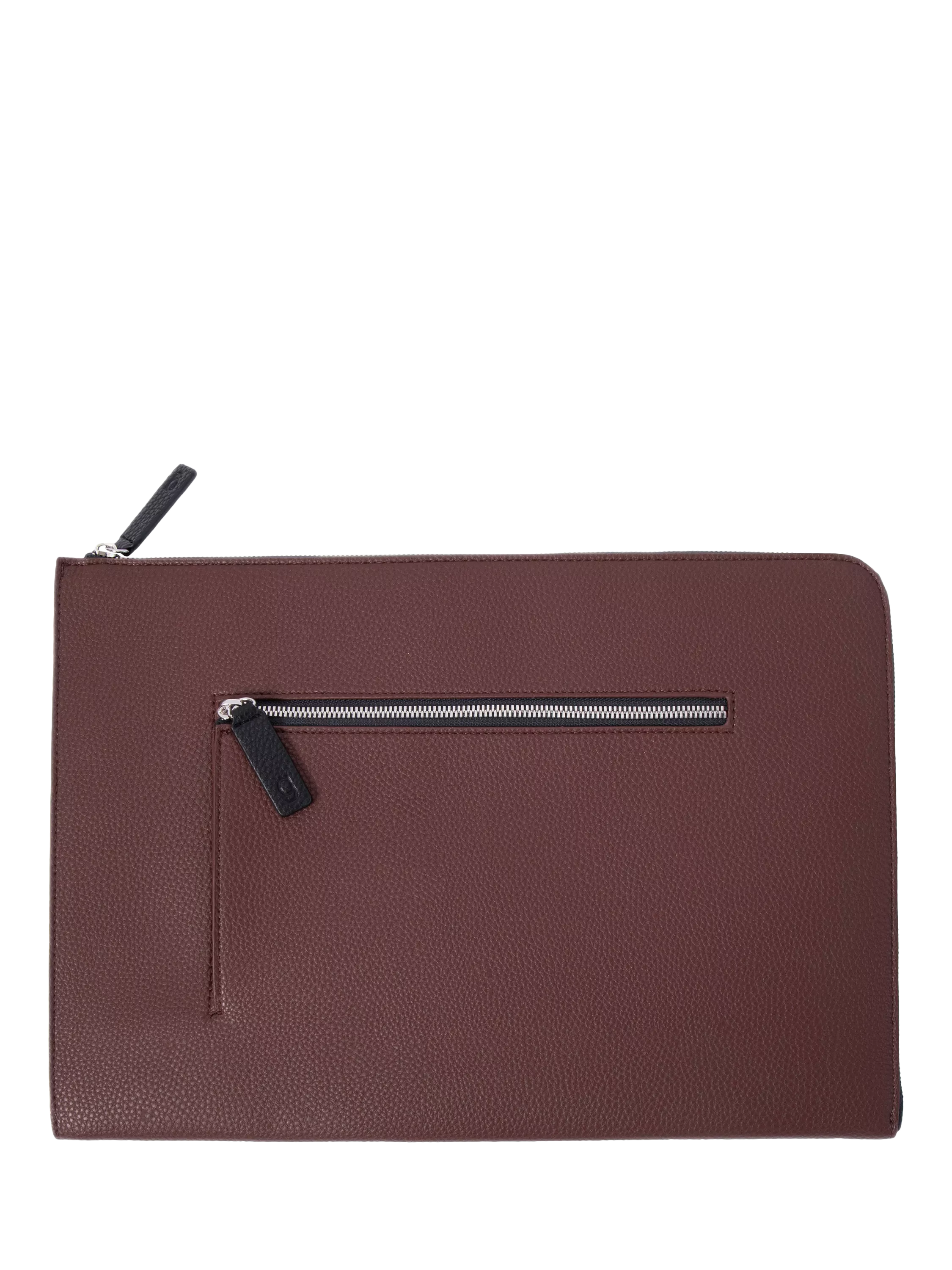 Caroline Gardner 16 inch tech sleeve laptop folio bag wine (British brand)