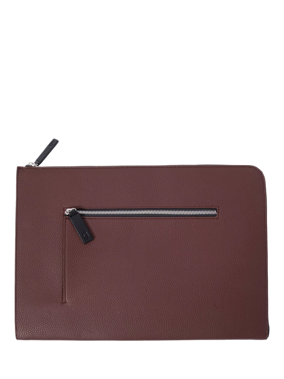 Caroline Gardner 16 inch tech sleeve laptop folio bag wine (British brand)