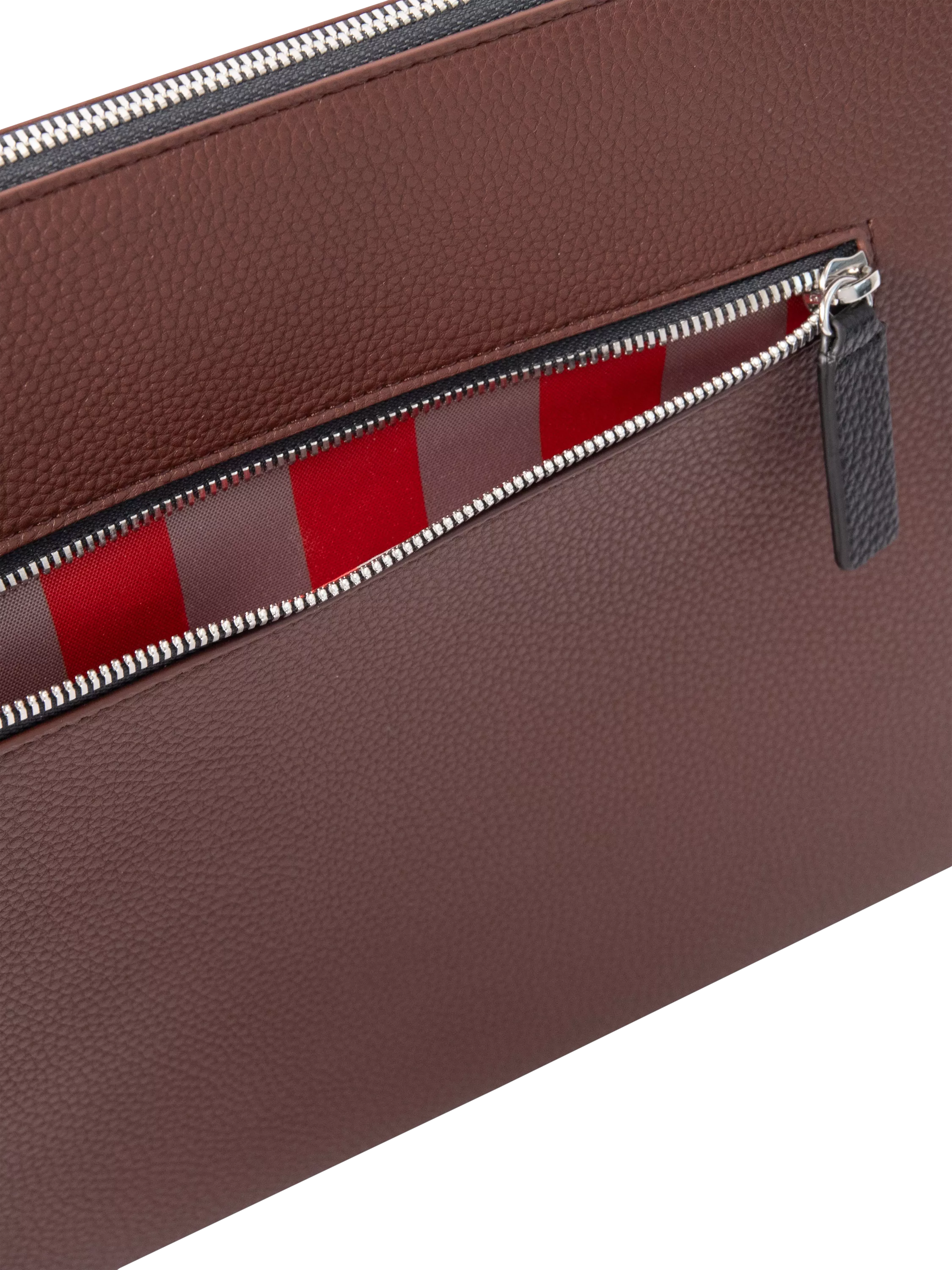 Caroline Gardner 16 inch tech sleeve laptop folio bag wine (British brand)