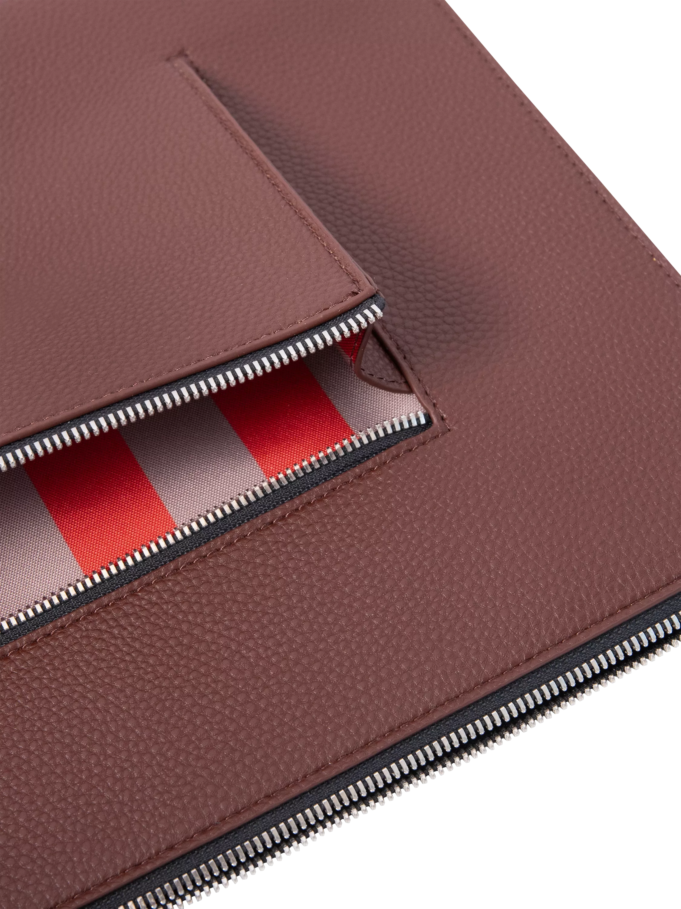 Caroline Gardner 16 inch tech sleeve laptop folio bag wine (British brand)