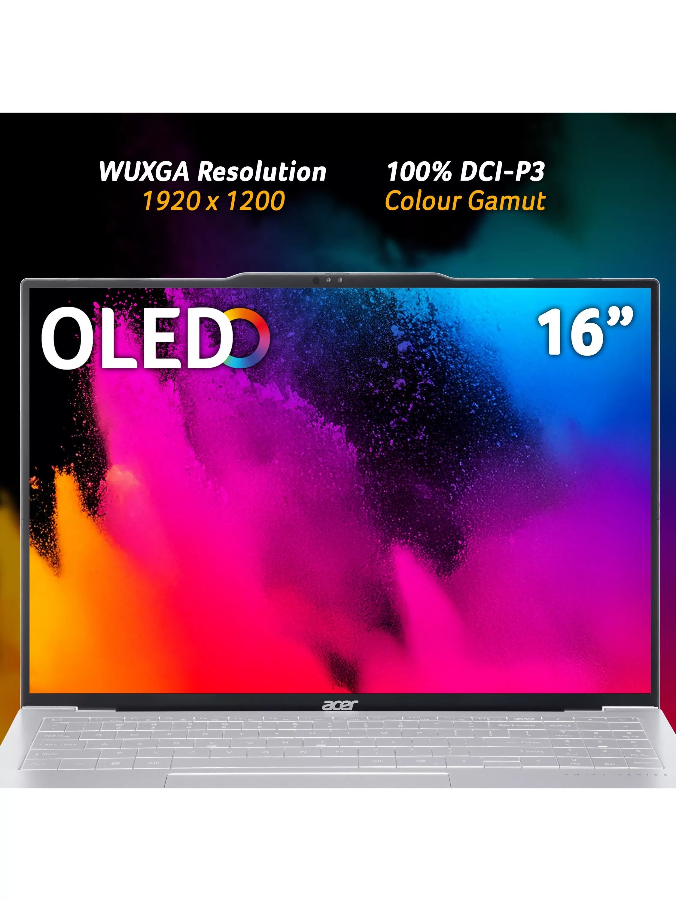 Acer Swift Air 16 silver laptop - British product