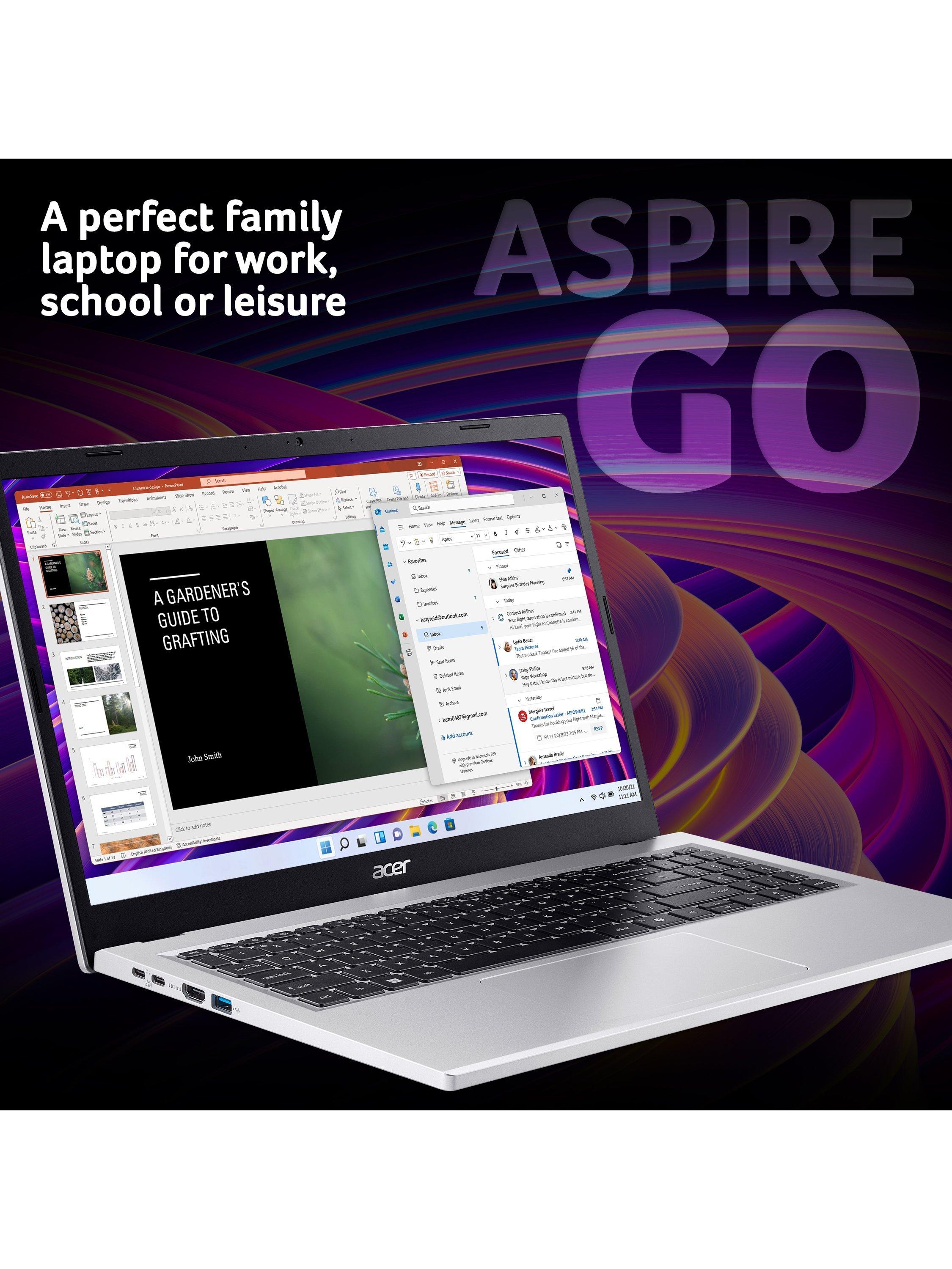 Acer Aspire Go 15 laptop 15.6 inch, UK version